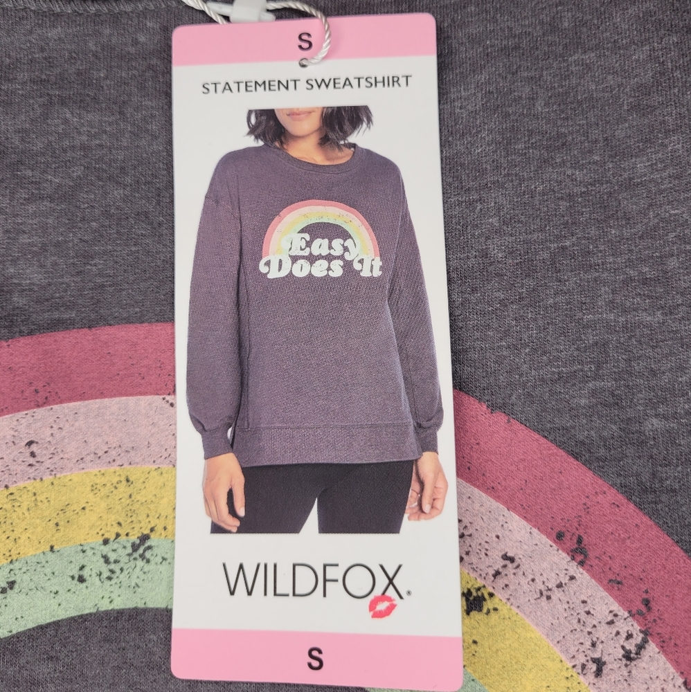 Wildfox 'Easy Does It' Statement Sweatshirt - NEW! - Picture 4 of 4
